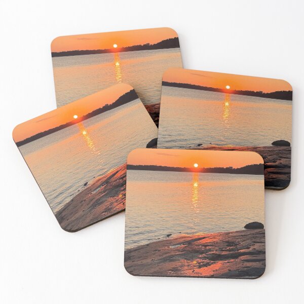 Item preview, Sunset Reflection Ellie Goulding Over Calm Waters designed and sold by Peachsocute.