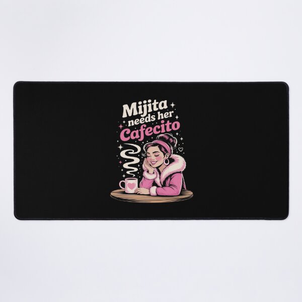 Item preview, Mijita Needs Her Cafecito Funny Latina Coffee designed and sold by CultureSpec.