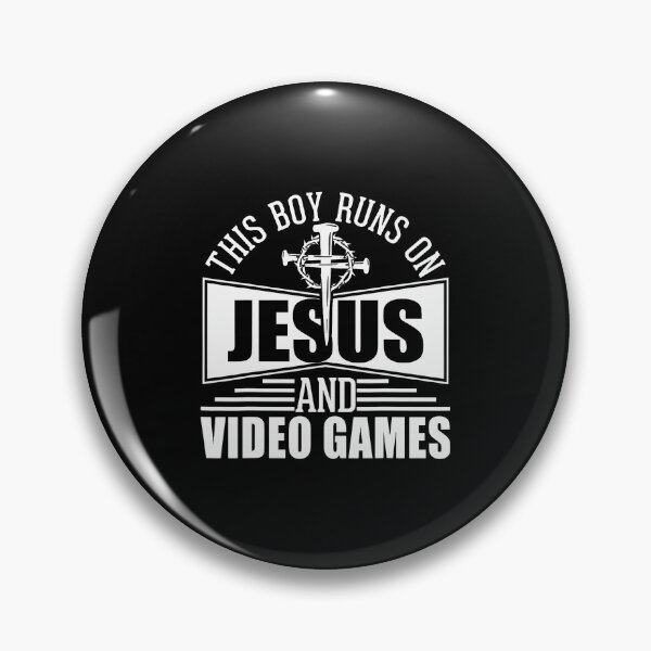 Item preview, This Boy Runs On Jesus And Video Games designed and sold by FlorenceNorma.