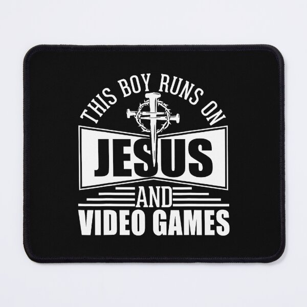 Item preview, This Boy Runs On Jesus And Video Games designed and sold by FlorenceNorma.