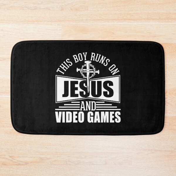 Item preview, This Boy Runs On Jesus And Video Games designed and sold by FlorenceNorma.