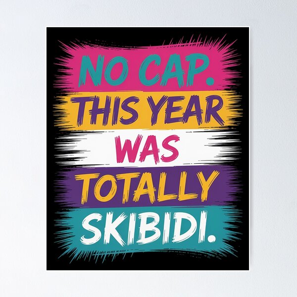 Item preview, End Of The Year Teacher No Cap This Year Was Totally Skibidi designed and sold by NewIdeasSArt.