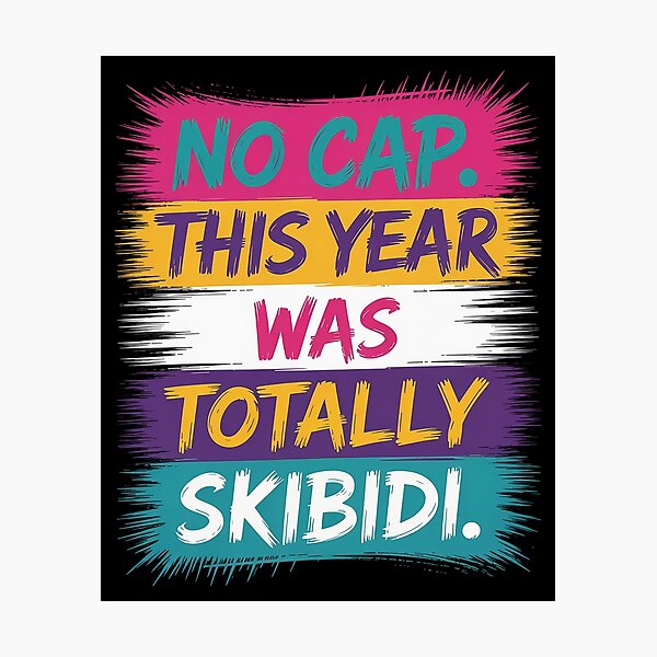 Item preview, End Of The Year Teacher No Cap This Year Was Totally Skibidi designed and sold by NewIdeasSArt.