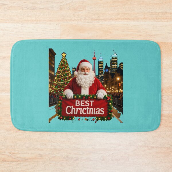 Item preview, Santa Claus Toronto City Parade – Best 3D Holiday Scene Label ,  designed and sold by PaintMeWorld.