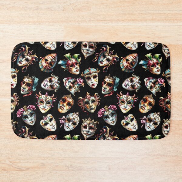 Item preview, Detailed Venetian Mask Pattern | Watercolor Style designed and sold by UnhingedBird.