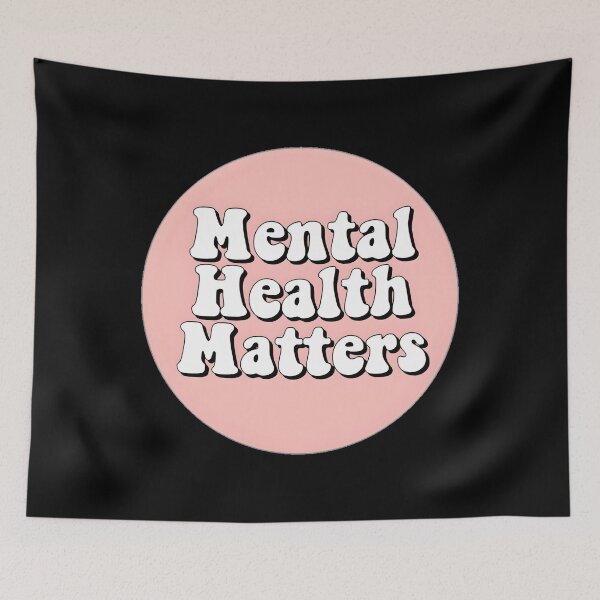 Item preview, Mental Health Matters Round Badge designed and sold by ztduelmchaun.