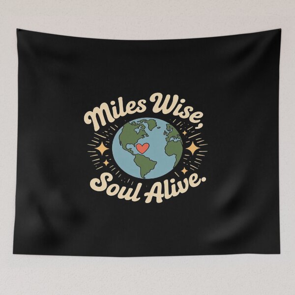 Item preview, Miles Wise Soul Alive Wanderlust Globe Bohemian designed and sold by CultureSpec.