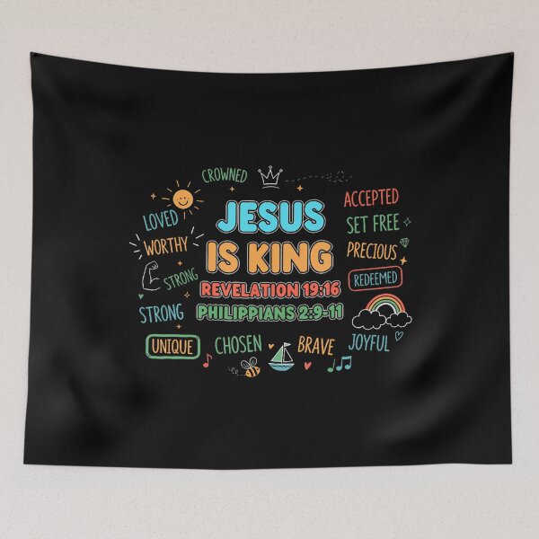 Item preview, Jesus Is King Revelation 1916 - Philippians 29-11 Bible designed and sold by CarmelaConstan.