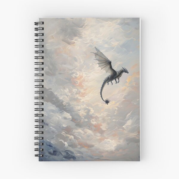 Item preview, Dragon fantasy print sunrise  designed and sold by inkdrinkingdove.