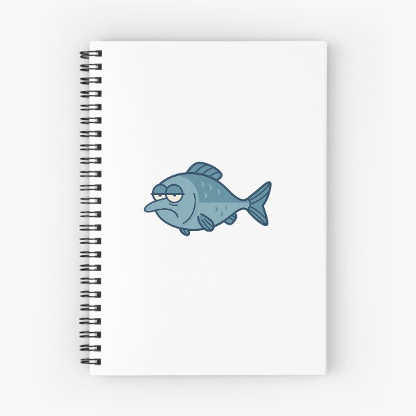 Item preview, Grumpy Herring Cartoon – Funny Fish Meme Design designed and sold by InNyutLab.