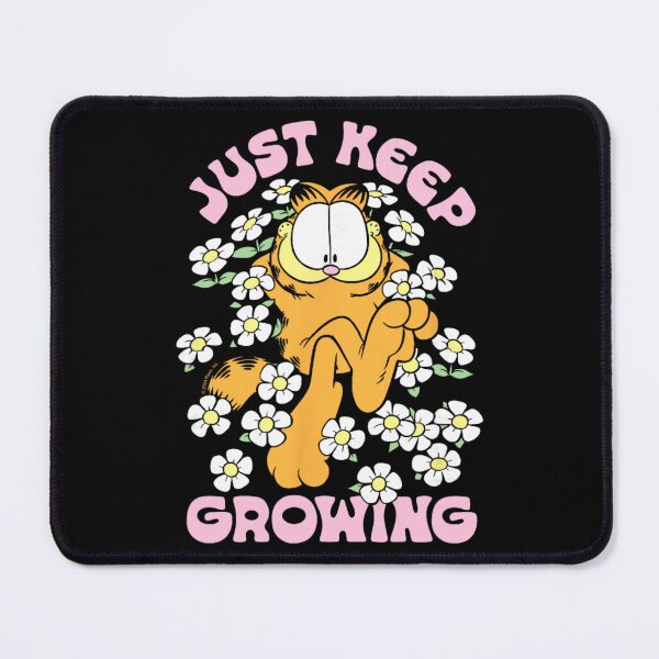 Item preview, Garfield Floral Positivity Vintage Cute Design designed and sold by Yareli Jonathon.