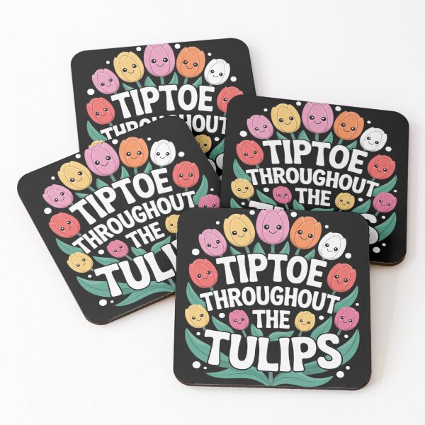 Item preview, Cute Tiptoe Through The Tulips Floral Garden Lover  designed and sold by RoyTill0Art.