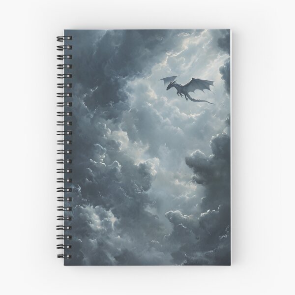 Item preview, Impresión de fantasía de dragón en tormenta designed and sold by inkdrinkingdove.