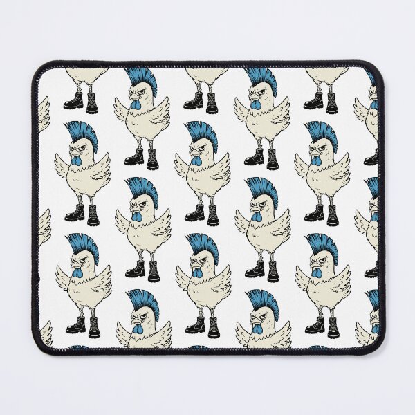 Item preview, Blue Punk Rock Chicken designed and sold by AnnArtshock.