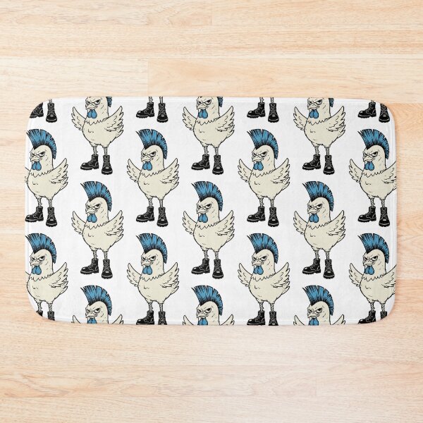 Item preview, Blue Punk Rock Chicken designed and sold by AnnArtshock.