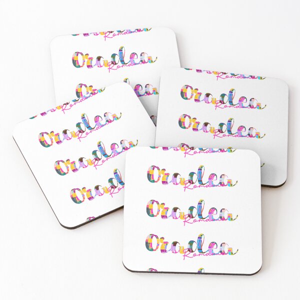Item preview, Oradea, Romania, Vibrant Abstract City Typography Art designed and sold by Wanderful-roads.