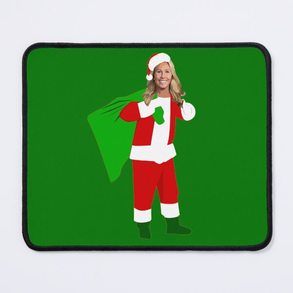 Item preview, christmas Marjorie Taylor Greene santa claus designed and sold by Gossip Rag.