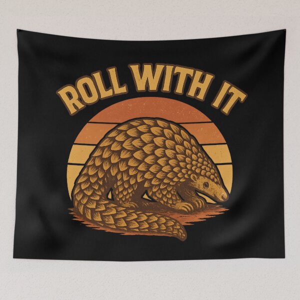 Item preview, Roll With It - Vintage Pangolin   designed and sold by SidTastic .