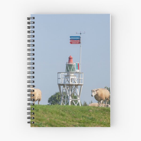 Item preview, Liener Hörn lighthouse with sheep on the Hunte dike, Elsflet designed and sold by Torsten  Krüger.