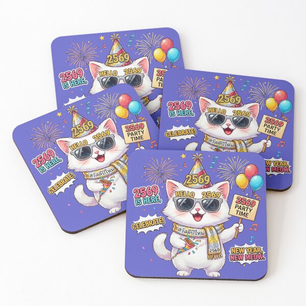 Item preview, Golden Dragon Cat 2026 NYE | Cool Samurai Kitten New Year Party designed and sold by E-SarnEdge.