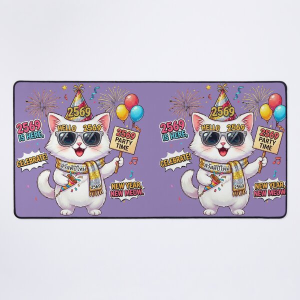 Item preview, Golden Dragon Cat 2026 NYE | Cool Samurai Kitten New Year Party designed and sold by E-SarnEdge.