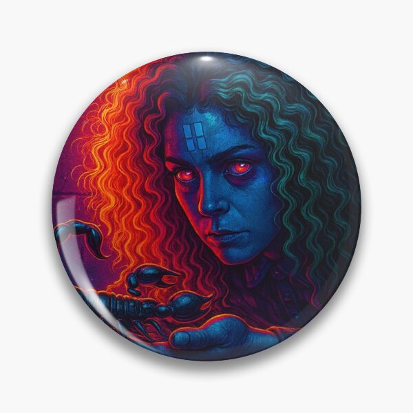 Item preview, Orphan Black - Helena and Pupok FAN ART CLONECLUB CYBERPUNK designed and sold by Knowledge Krystals.