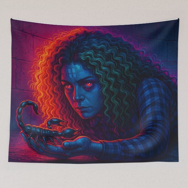 Item preview, Orphan Black - Helena and Pupok FAN ART CLONECLUB CYBERPUNK designed and sold by Knowledge Krystals.