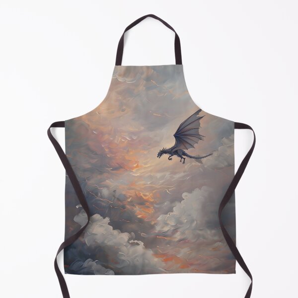 Item preview, Dragon sunset fantasy print  designed and sold by inkdrinkingdove.