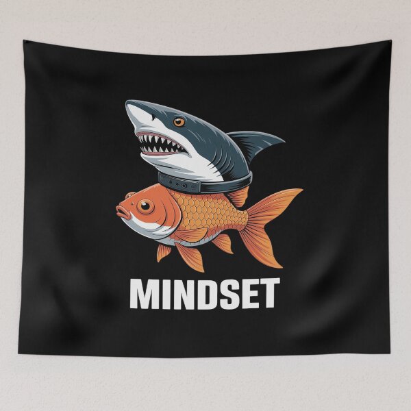 Item preview, Mindset Fish Shark designed and sold by DetroitMug.