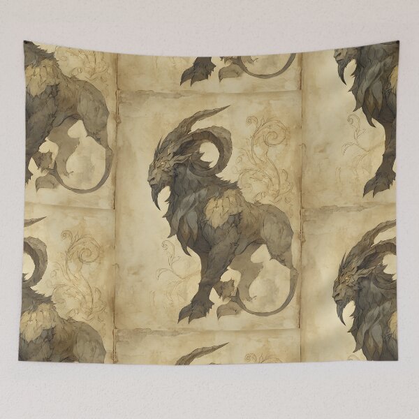 Item preview, Medieval Bestiary Art Lore designed and sold by bapupa.