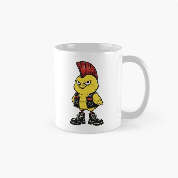 Item preview, Punk Rock Chicken Cartoon designed and sold by AnnArtshock.
