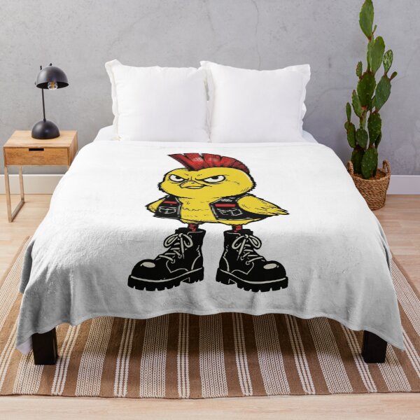 Item preview, Punk Rock Chicken Cartoon designed and sold by AnnArtshock.