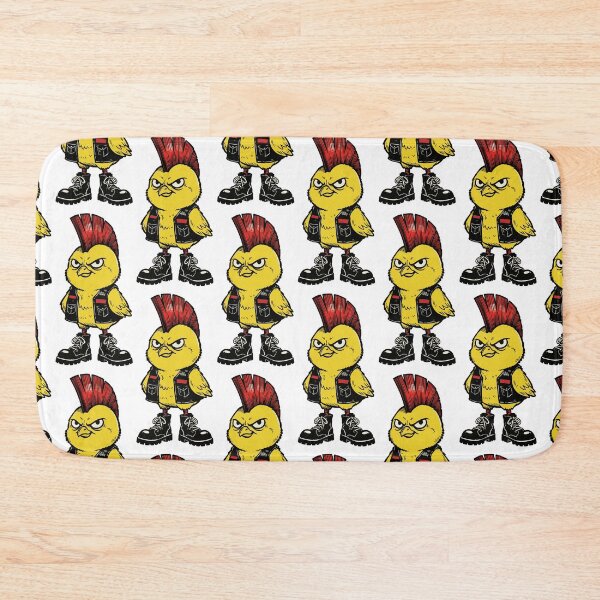 Item preview, Punk Rock Chicken Cartoon designed and sold by AnnArtshock.