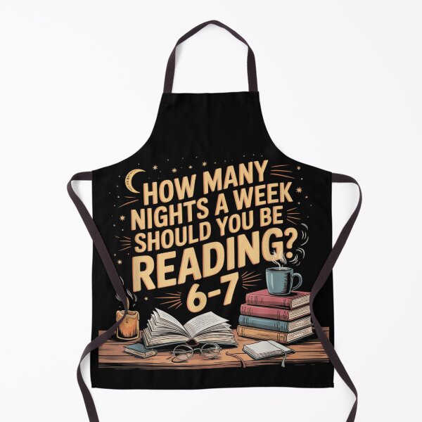 Item preview, How Many Nights A Week Should You Be Reading Book Lover Design designed and sold by WilliaMaler.
