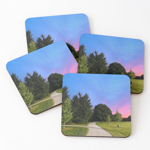 Item preview, Serene Sunset Alembic Guitars bOver Park Pathway designed and sold by Peachsocute.