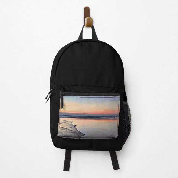 Item preview, Lofoten, Norway – Sunset on the beach in the Moku-Hanga style / Swiss Artwork Photography designed and sold by Raphael Wolf.