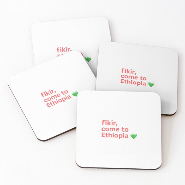 Item preview, Fikir Come to Ethiopia – Ethiopian Love Message Graphic designed and sold by Wubet.