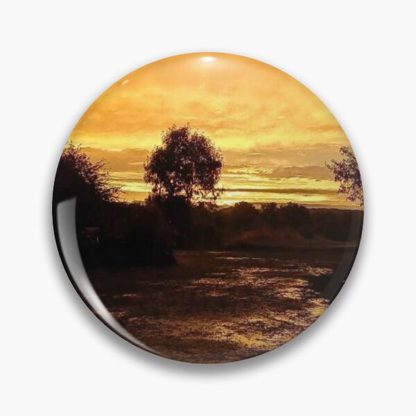 Item preview, Golden Sunset Insomnia Over Rural Landscape designed and sold by Peachsocute.