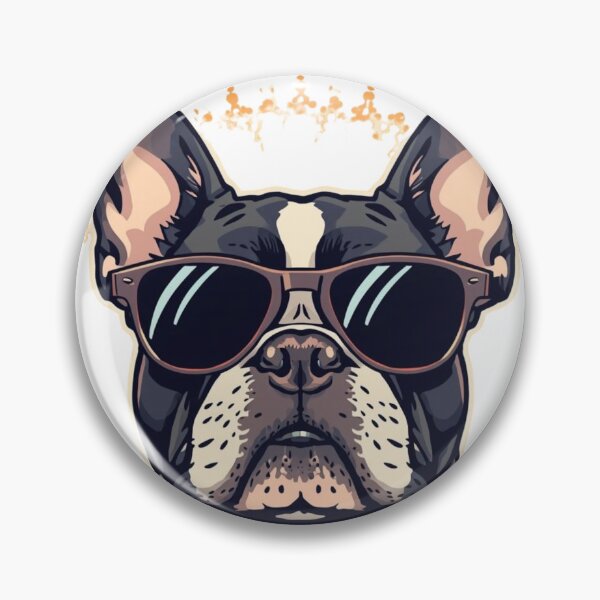 Item preview, "Cool Frenchie with sunglasses" designed and sold by SmartNeoZenUIXR.