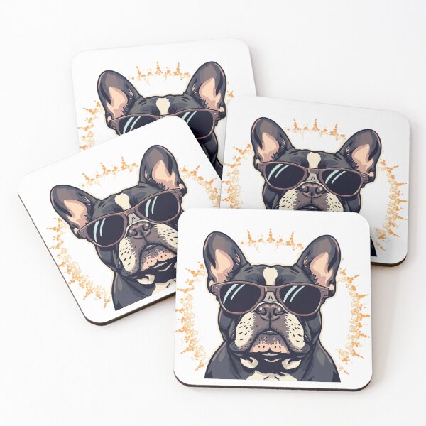 Item preview, "Cool Frenchie with sunglasses" designed and sold by SmartNeoZenUIXR.