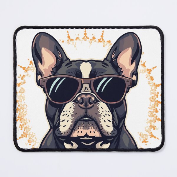 Item preview, "Cool Frenchie with sunglasses" designed and sold by SmartNeoZenUIXR.