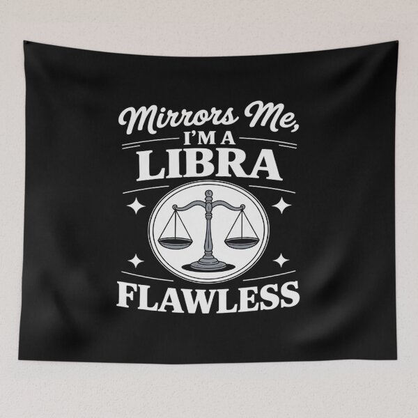 Item preview, Mirrors Love Me Im a Libra Flawless Astrology designed and sold by DetroitMug.