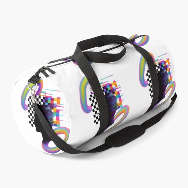Item preview, Glitch Mindscape – Retro Futurist Silhouette Art designed and sold by MaryvonLogg.