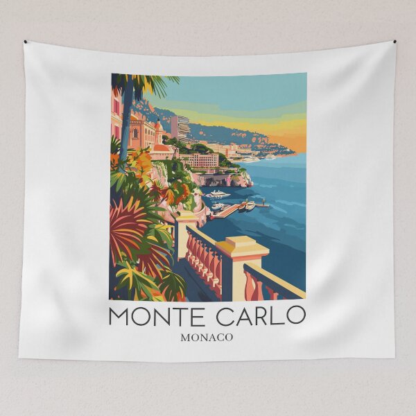 Item preview, Monte Carlo - Monaco designed and sold by StudioRedKoala.