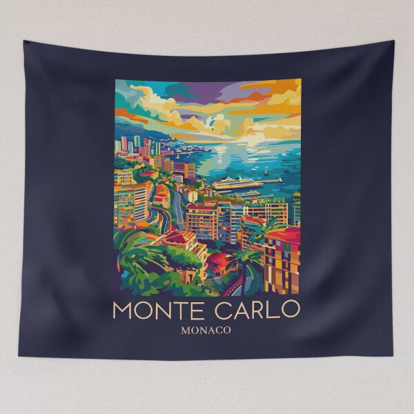 Item preview, Monte Carlo - Monaco designed and sold by StudioRedKoala.