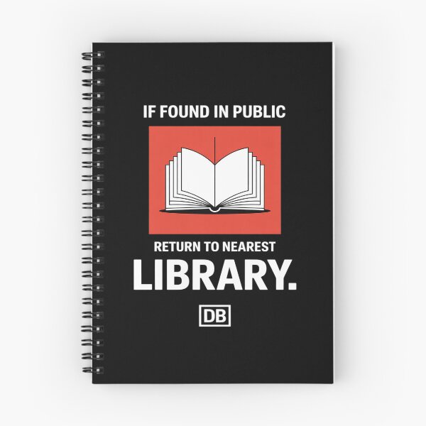 Item preview, Missing Book Alert Return to Library for Book Lovers designed and sold by DetroitMug.