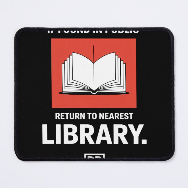 Item preview, Missing Book Alert Return to Library for Book Lovers designed and sold by DetroitMug.
