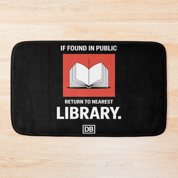 Item preview, Missing Book Alert Return to Library for Book Lovers designed and sold by DetroitMug.