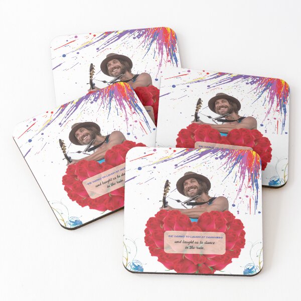 Item preview, Folk Music Quote Art – Guitar, Roses & Inspirational Illustration designed and sold by GraphixKing999.