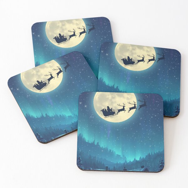 Item preview, Northern Lights Santa Voyage designed and sold by ChicTrendz.